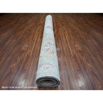 Oushak And Peshawar Wool Hand Knotted Rug Brown Brown 6.0X9.2 -O073548