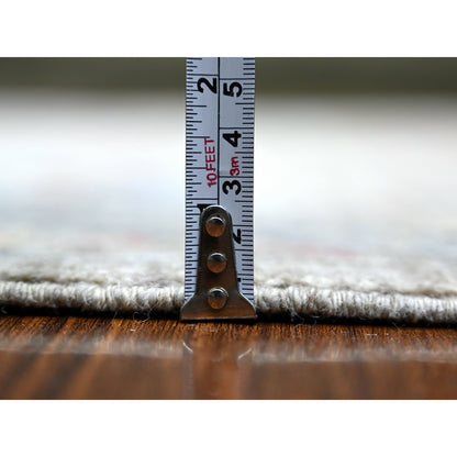 Oushak And Peshawar Wool Hand Knotted Rug Brown Brown 6.0X9.2 -O073548