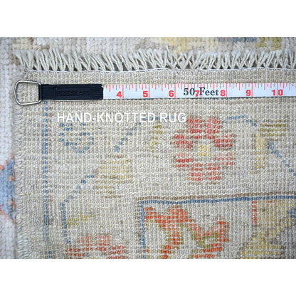 Oushak And Peshawar Wool Hand Knotted Rug Grey Gray 3.1X5.0 -O073743