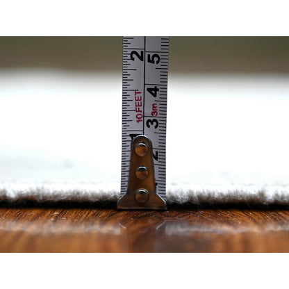 Oushak And Peshawar Wool Hand Knotted Rug Ivory Ivory 3.0X4.9 -O073823