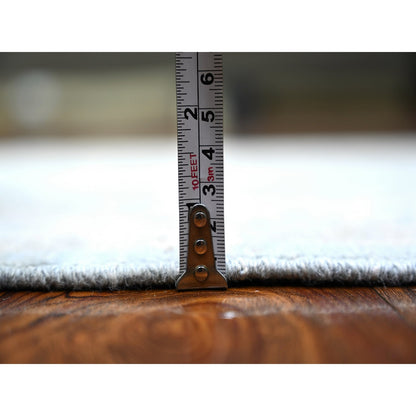 Oushak And Peshawar Wool Hand Knotted Rug Blue Cream 2.8X15.2 -O074133