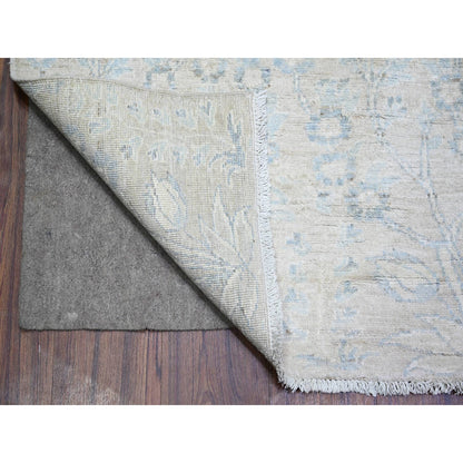 Oushak And Peshawar Wool Hand Knotted Rug Grey No Border 8.7X11.5 -O074144