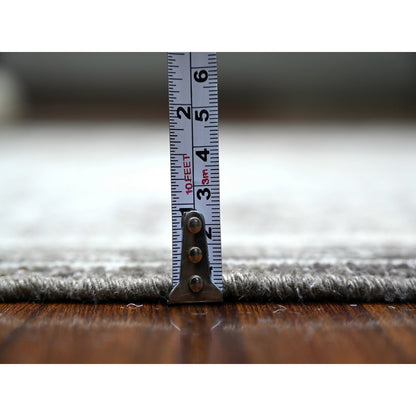 Oushak And Peshawar Wool Hand Knotted Rug Brown Brown 4.0X5.9 -O074187