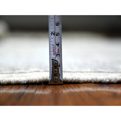 Oushak And Peshawar Wool Hand Knotted Rug Grey No Border 4.0X5.8 -O074190