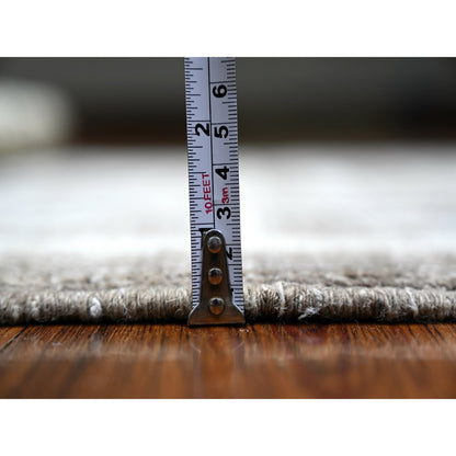 Oushak And Peshawar Wool Hand Knotted Rug Brown Brown 4.0X5.8 -O074191