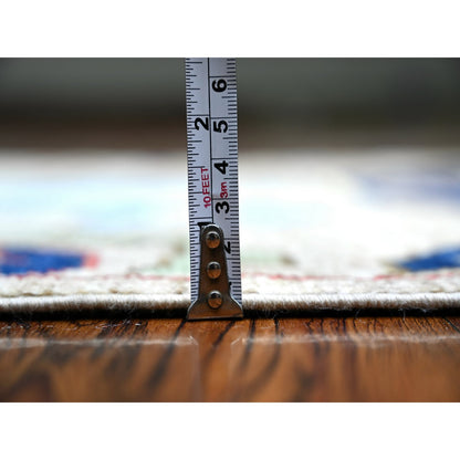 Tribal & Geometric Wool Hand Knotted Rug Brown No Border 3.0X10.0 -O074224