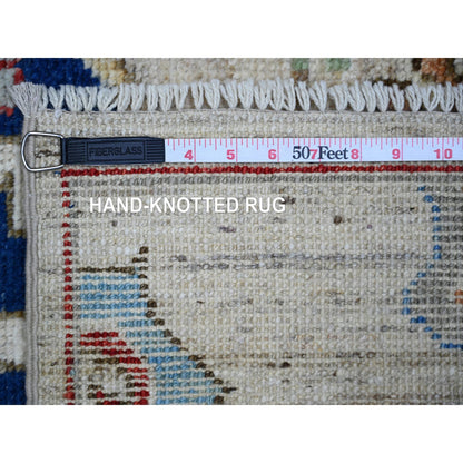 Tribal & Geometric Wool Hand Knotted Rug Brown No Border 3.0X10.0 -O074224