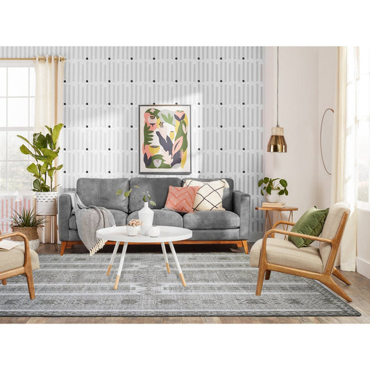 Oushak And Peshawar Wool Hand Knotted Rug Brown Brown 6.0X9.0 -O074278