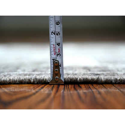 Oushak And Peshawar Wool Hand Knotted Rug Brown Brown 2.7X11.7 -O074284