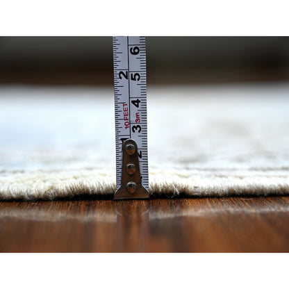 Oushak And Peshawar Wool Hand Knotted Rug Grey No Border 2.10X4.7 -O074325