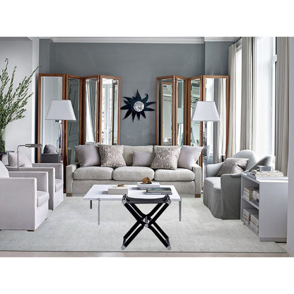 Oushak And Peshawar Wool Hand Knotted Rug Grey Beige 9.11X13.8 -O074393