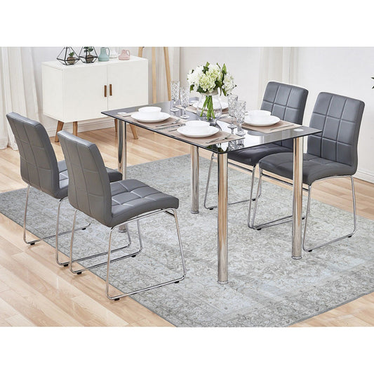 Overdyed & Vintage Wool Hand Knotted Rug Grey Gray 7.8X10.6 -O074477