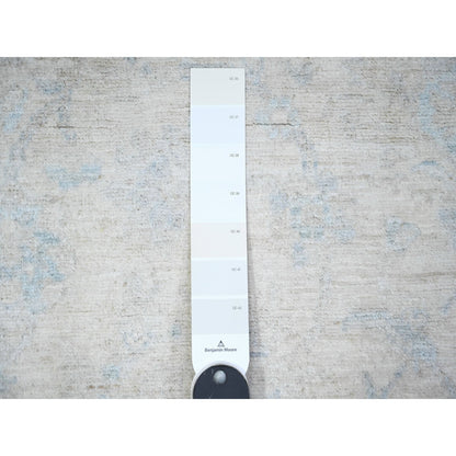 Oushak And Peshawar Wool Hand Knotted Rug Ivory Ivory 3.1X4.11 -O074513