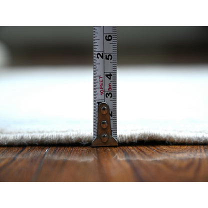 Oushak And Peshawar Wool Hand Knotted Rug Ivory Ivory 3.1X4.11 -O074513