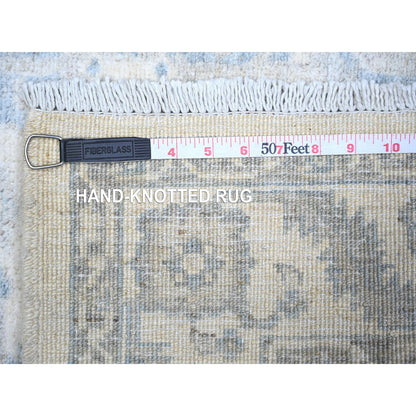 Oushak And Peshawar Wool Hand Knotted Rug Ivory Ivory 3.11X5.9 -O074580