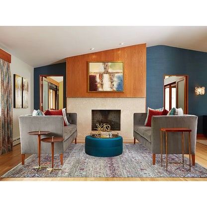 Kazak Wool Hand Knotted Rug Grey No Border 8.6X11.8 -O074621