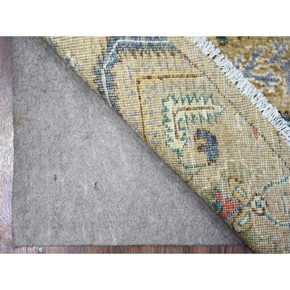 Tribal & Geometric Wool Hand Knotted Rug Grey No Border 6.1X6.2 -O074653