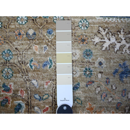 Tribal & Geometric Wool Hand Knotted Rug Grey No Border 6.1X6.2 -O074653
