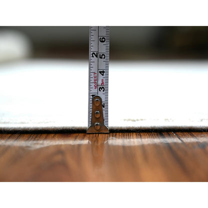 Oushak And Peshawar Wool Hand Knotted Rug Ivory Gray 3.10X5.7 -O074785