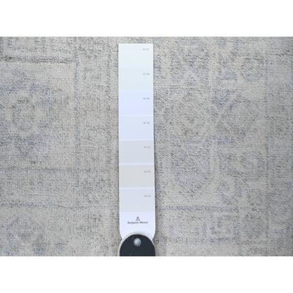 Oushak And Peshawar Wool Hand Knotted Rug Ivory Pacific Pearl Ivory 3.10X5.7 -O074786