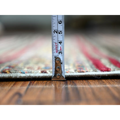 Kazak Wool Hand Knotted Rug Grey No Border 3.4X5.1 -O074789