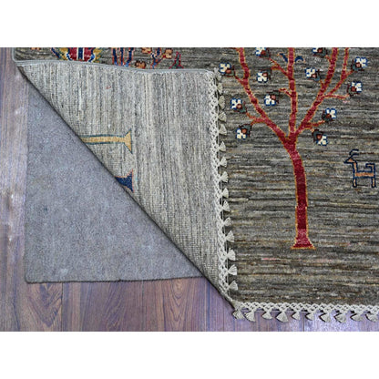 Kazak Wool Hand Knotted Rug Grey No Border 5.7X8.3 -O074796