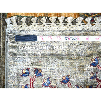 Kazak Wool Hand Knotted Rug Grey No Border 5.7X8.3 -O074796