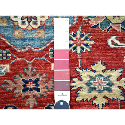 Tribal & Geometric Wool Hand Knotted Rug Red Spring Ivory 6.8X9.10 -O074824