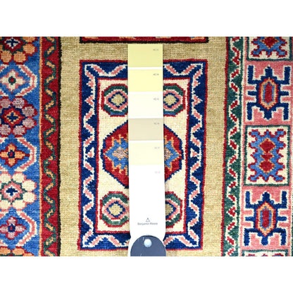 Tribal & Geometric Wool Hand Knotted Rug Brown No Border 5.11X8.6 -O074833