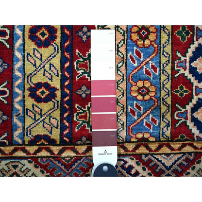 Tribal & Geometric Wool Hand Knotted Rug Red Red 5.4X7.7 -O074838