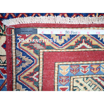 Tribal & Geometric Wool Hand Knotted Rug Red Red 5.4X7.7 -O074838
