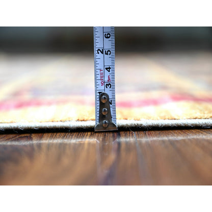 Tribal & Geometric Wool Hand Knotted Rug Brown No Border 4.10X6.3 -O074841