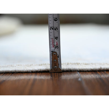 Oushak And Peshawar Wool Hand Knotted Rug Ivory Ivory 3.10X5.9 -O074878