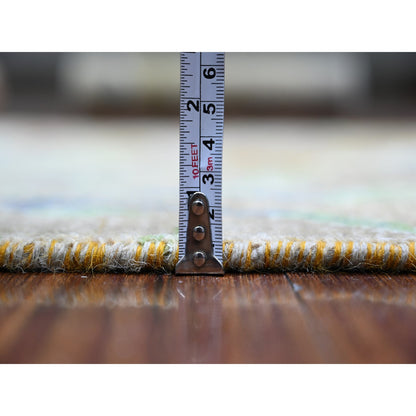 Oushak And Peshawar Wool Hand Knotted Rug Grey No Border 3.1X5.1 -O074910