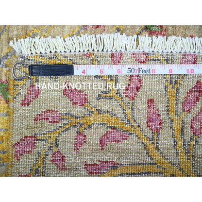 Oushak And Peshawar Wool Hand Knotted Rug Grey No Border 3.1X5.1 -O074910