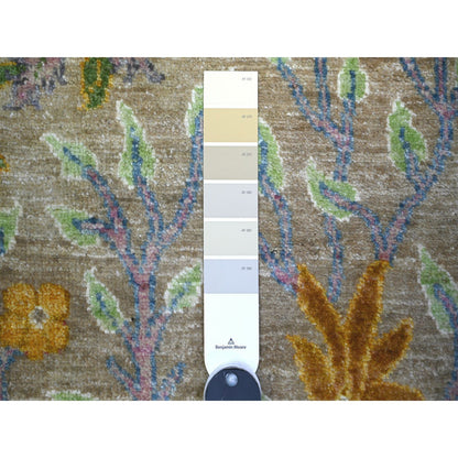 Oushak And Peshawar Wool Hand Knotted Rug Grey No Border 3.1X5.1 -O074912