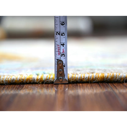 Oushak And Peshawar Wool Hand Knotted Rug Grey No Border 3.1X5.1 -O074912