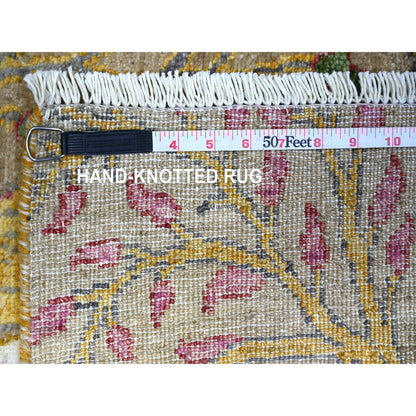 Oushak And Peshawar Wool Hand Knotted Rug Grey No Border 3.1X5.1 -O074912