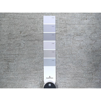 Oushak And Peshawar Wool Hand Knotted Rug Grey Gray 5.0X6.9 -O074949