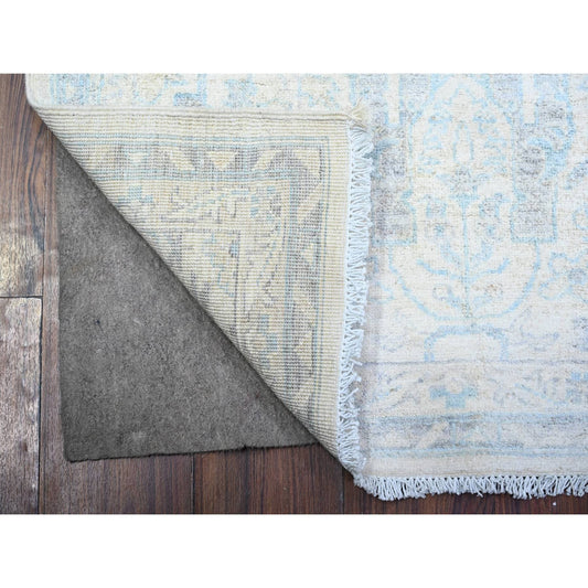 Oushak And Peshawar Wool Hand Knotted Rug Ivory Lexicon Ivory 2.11X4.11 -O074960