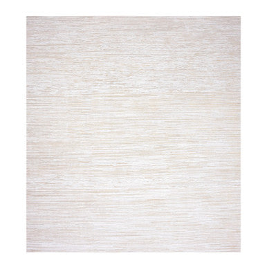 Modern and Contemporary Wool & Silk Hand Knotted Rug Ivory No Border 11.10X11.10 -O075016