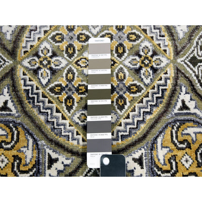 Transitional Wool & Silk Hand Knotted Rug Brown Brown 3.0X5.2 -O075134