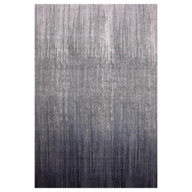 Modern and Contemporary Wool Hand Knotted Rug Grey Gray 14.0X18.1 -O075150