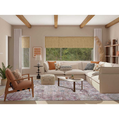 Transitional Wool Hand Knotted Rug Ivory No Border 9.0X12.0 -O075165