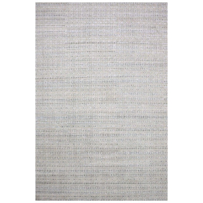 Modern and Contemporary Wool & Silk Hand Knotted Rug Grey No Border 14.0X20.4 -O075173