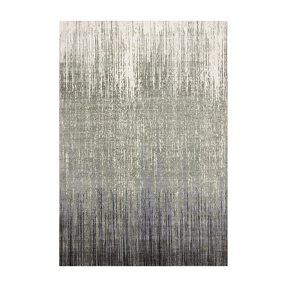 Modern and Contemporary Wool Hand Knotted Rug Grey No Border 6.1X9.2 -O075182