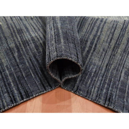 Modern and Contemporary Wool Hand Knotted Rug Grey No Border 6.1X9.2 -O075182