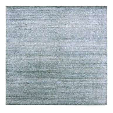 Transitional Silk Hand Knotted Rug Grey No Border 8.10X8.8 -O075223