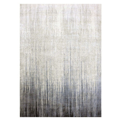 Modern and Contemporary Wool Hand Knotted Rug Grey No Border 10.1X14.2 -O075252