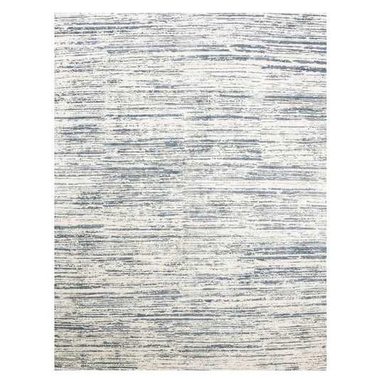 Modern and Contemporary Wool & Silk Hand Knotted Rug Ivory No Border 8.9X11.8 -O075255